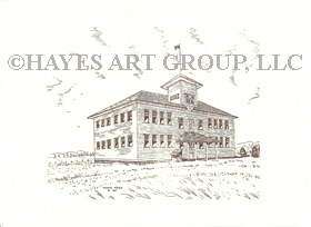 COUNTRY SCHOOL NOTE CARDS