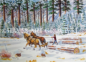 WINTER SCENES NOTE CARDS