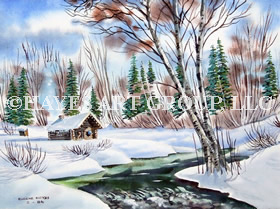 WINTER SCENES NOTE CARDS